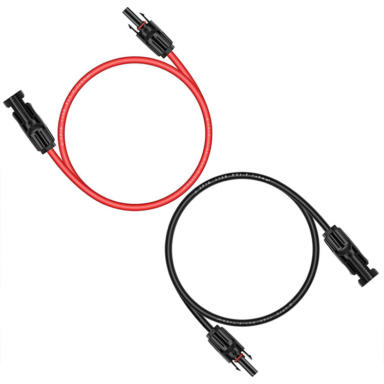 Quyosh zaryadini nazorat qilish moslamasi uchun 3Ft 10AWG fotovoltaik kabel